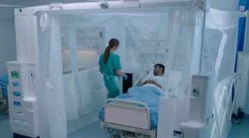 Conozca la primera alternativa de aislamiento portatil de pacientes. Fuente - GAMA Healthcare
