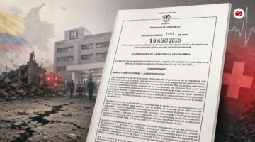 El Decreto 1261 de 2026 declara Estado de Emergencia en 15 departamentos tras el sismo y habilita medidas extraordinarias para salud y reconstrucción.