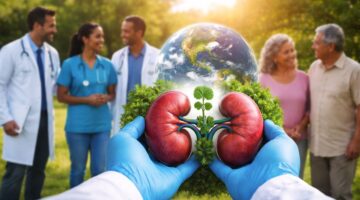 Día mundial del riñón 2026 Salud renal para todos Cuidando a la gente, protegiendo el planeta
