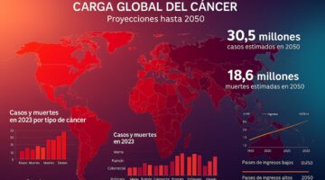 El cáncer alcanzará cifras récord 30 millones de casos y 18 millones de muertes en 2050, según estimaciones globales