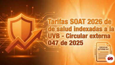 Manual Tarifario SOAT 2026 de salud indexado UVB - circular externa 047 de 2025
