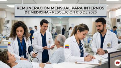 Resolucion No 010 de 2026 - reporte del giro de la remuneracion mensual de los internos de medicina