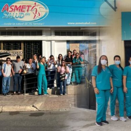Sindisalud alerta por falta de pago al talento humano de Asmet Salud EPS