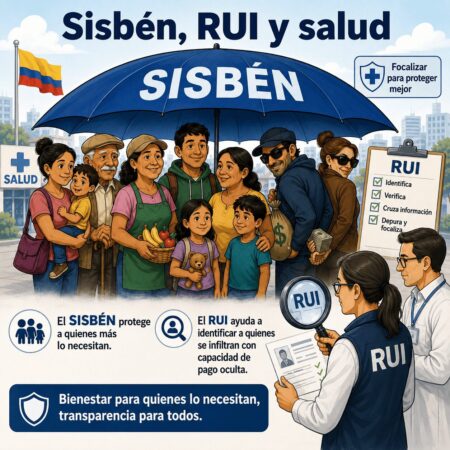 Sisbén, RUI y salud la hora de ordenar el subsidio