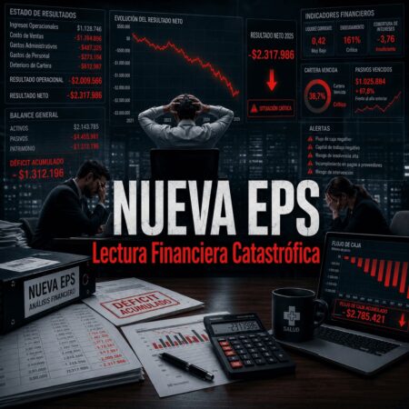 Nueva EPS: una lectura financiera catastrófica que el sistema de salud debe asumir con rigor técnico