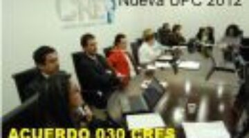 Acuerdo 030 de 2011 - UPC 2012