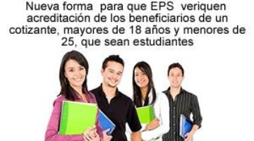 Nueva metodologia para que EPS verifiquen requisitos a beneficiarios estudiantes