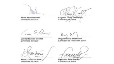 exministros de salud carta
