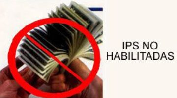 IPS NO HABILITADAS giro directo septiembre