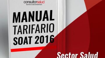 Manual Tarifario SOAT 2016