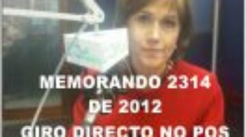Memorando 2314 - instrumentos giro directo NO POS