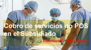 Resolución 1479 de 2015 - Cobro de servicios no POS en el Subsidiado
