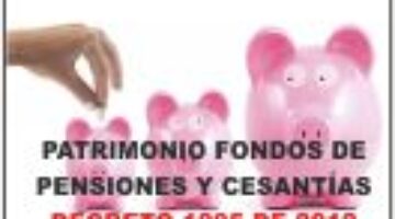 Patrimonio Fondos de Pensiones y Cesantias - Dto1895