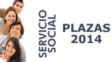 Plazas servicio social 2014