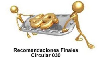 Recomendaciones finales circular 030