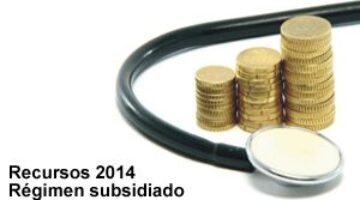 Recursos 2014 Régimen subsidiado