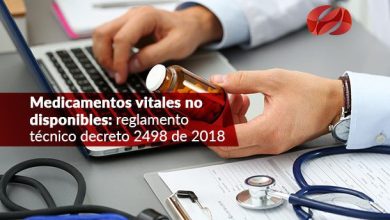 Medicamentos vitales no disponibles: reglamento técnico decreto 2498 de 2018
