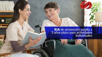 RIA de promoción amplía a 3 años plazo para actividades individuales