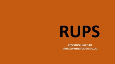 RUPS registro Unico de Procedimientos en Salud - Proponga su actualizacion