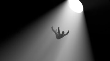 Man,Falling,Into,A,Hole,,3d,Illustration