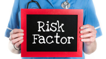 Risk,Factor,-,Physician,With,Chalkboard,On,Isolated,White,Background