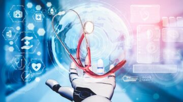 3d,Rendering,Medical,Artificial,Intelligence,Droid,Robot,Working,In,Future