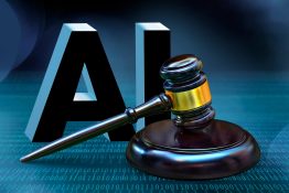 Judicial,Gavel,And,Ai,Symbol.,Jurisprudence,And,Ban,Artificial,Intelligence